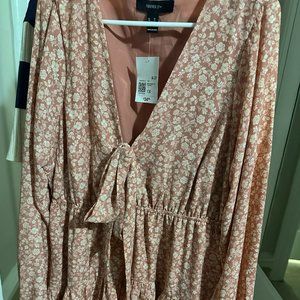 1X Woven Dress Pink/Multi